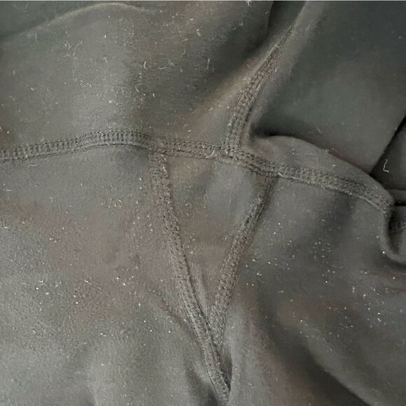 Athleta Womens Crop Leggings Stretch Pull On Athleisure Gym Training Black M - Picture 6 of 6